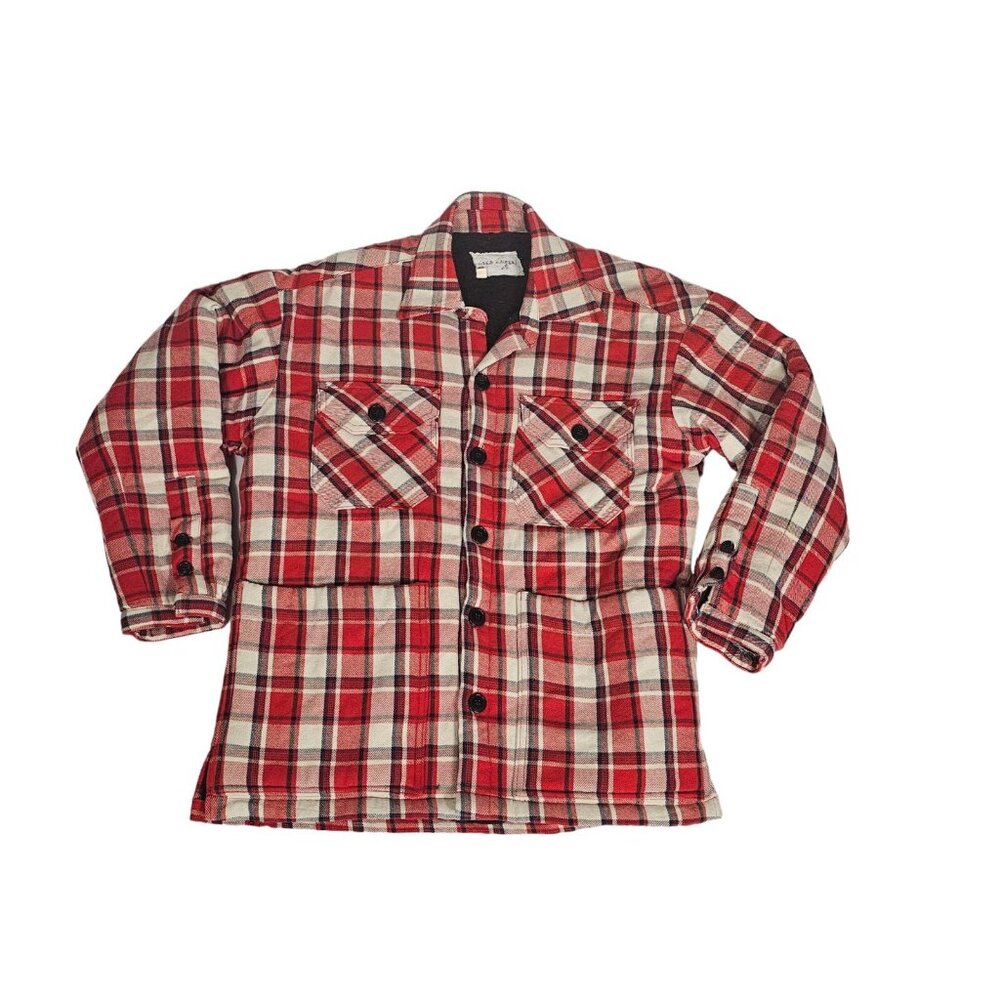 Greg Lauren Stitchwork Plaid Boxy Shirt Size 1 US Small